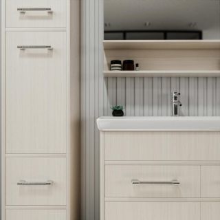 Зеркало с подсветкой Бриклаер Чили 4627125414961 80 см светлая лиственница